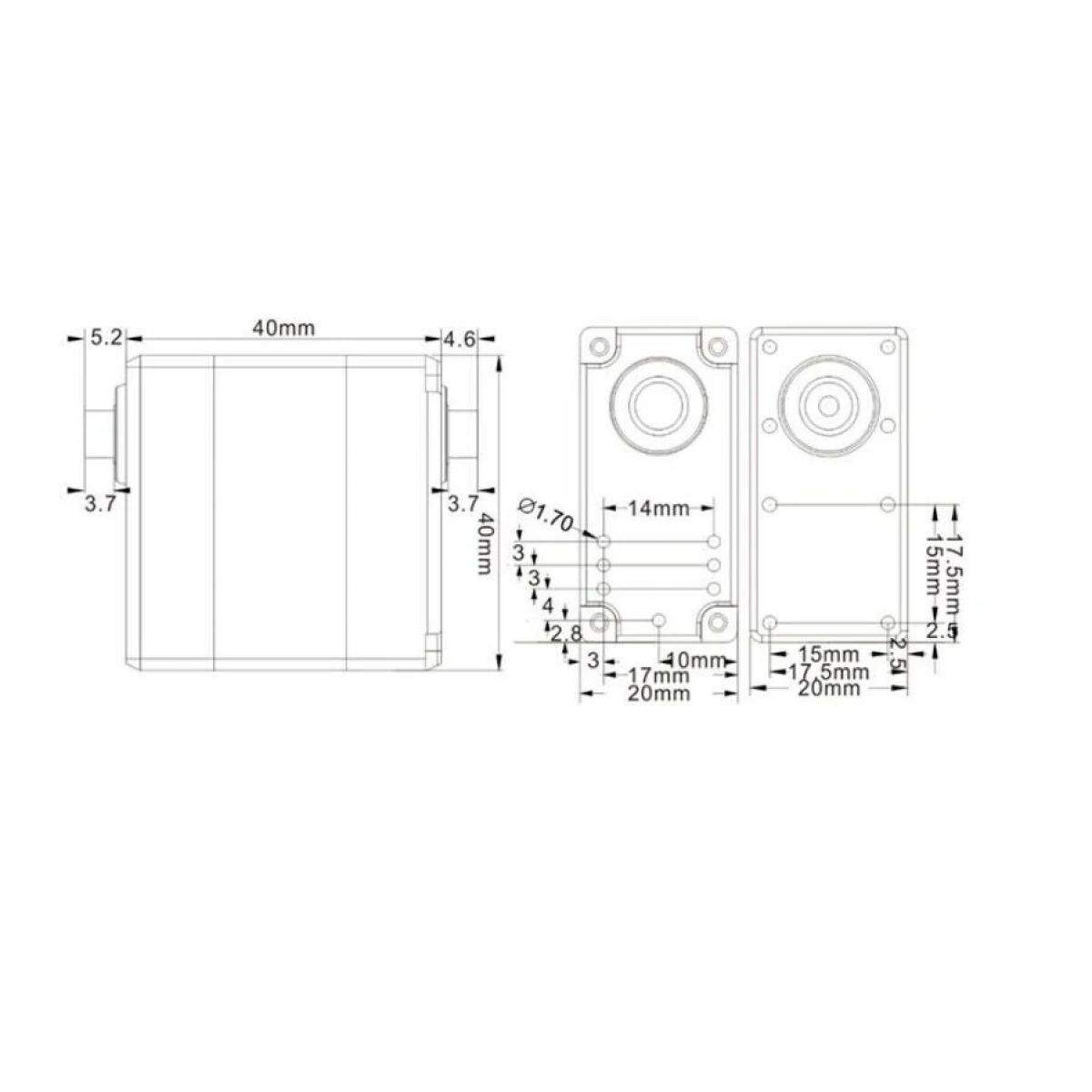 JX Servo RD-5622MG - цифровой сервопривод 22кг.см, 180°/300°, металл. шестерни, высокий крутящий момент JX Servo RD-5622MG - цифровой сервопривод 22кг.см, 180°/300°, металл. шестерни, высокий крутящий момент