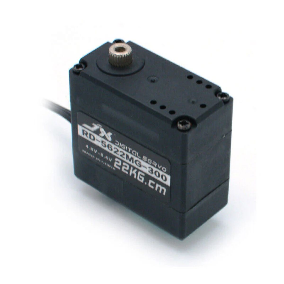 JX Servo RD-5622MG - цифровой сервопривод 22кг.см, 180°/300°, металл. шестерни, высокий крутящий момент JX Servo RD-5622MG - цифровой сервопривод 22кг.см, 180°/300°, металл. шестерни, высокий крутящий момент