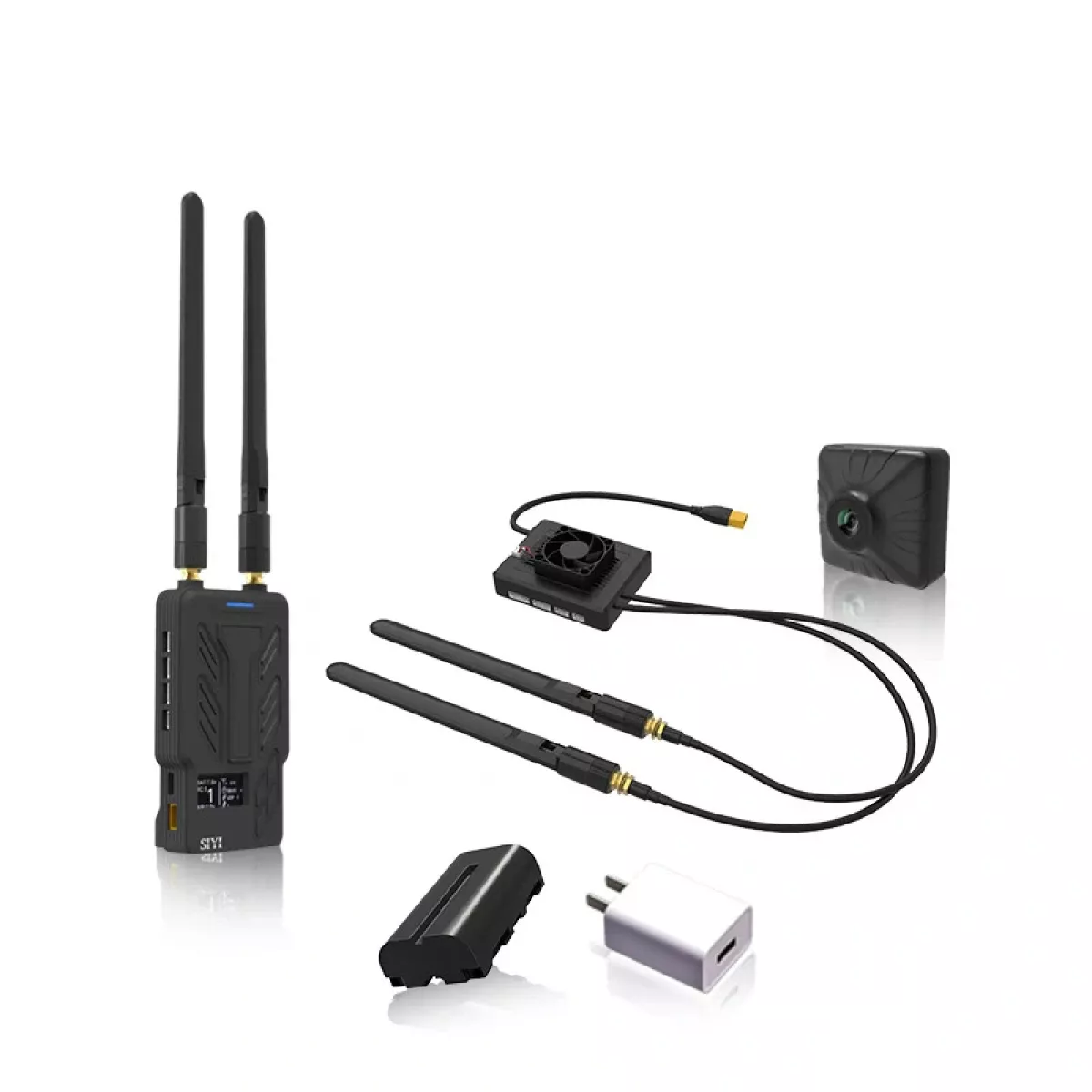 SIYI HM30 система передачи видео FPV, Full HD 1080p 60fps, дальнобойная, камера с записью R1, OSD SIYI HM30 система передачи видео FPV, Full HD 1080p 60fps, дальнобойная, камера с записью R1, OSD