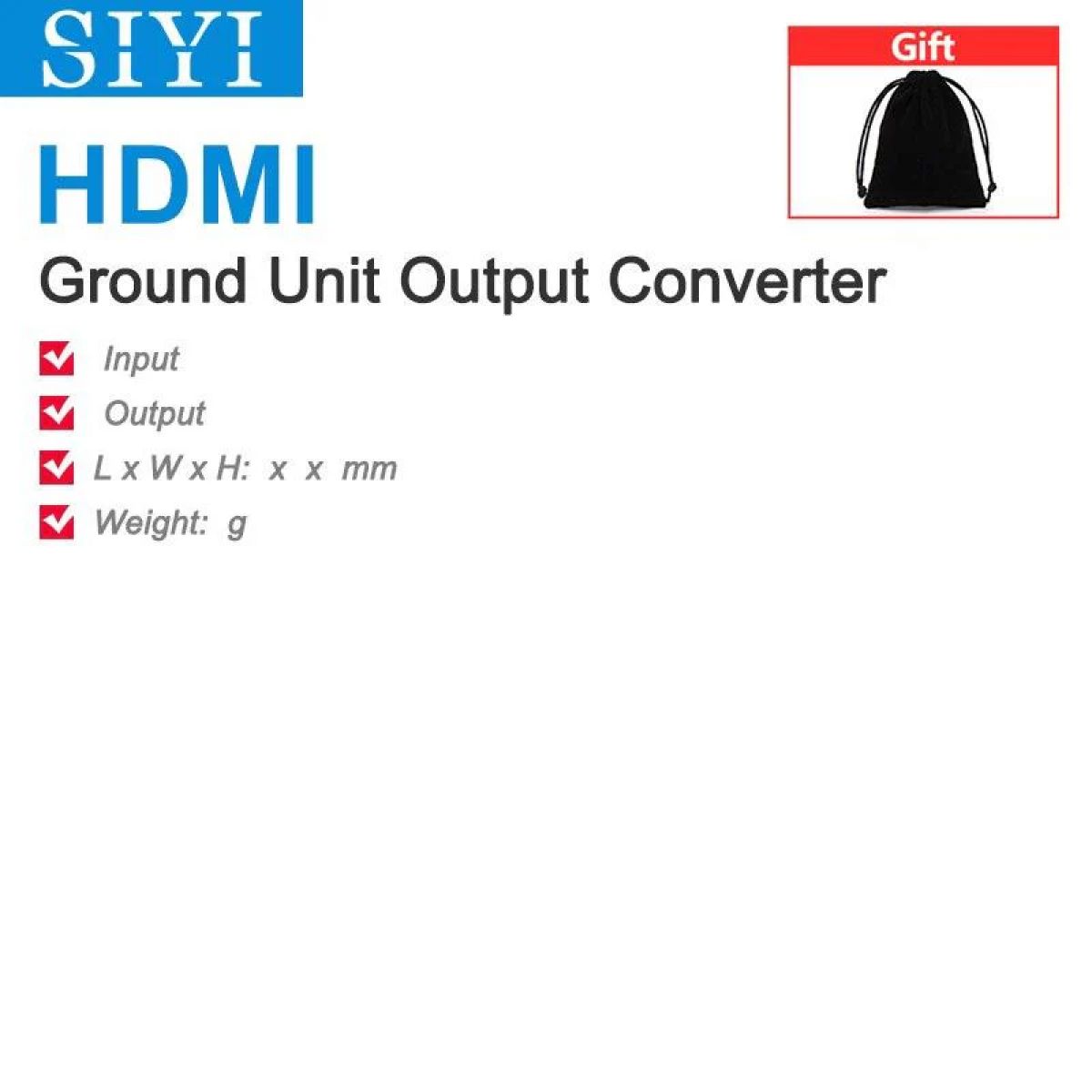 SIYI HM30 система передачи видео FPV, Full HD 1080p 60fps, дальнобойная, камера с записью R1, OSD SIYI HM30 система передачи видео FPV, Full HD 1080p 60fps, дальнобойная, камера с записью R1, OSD