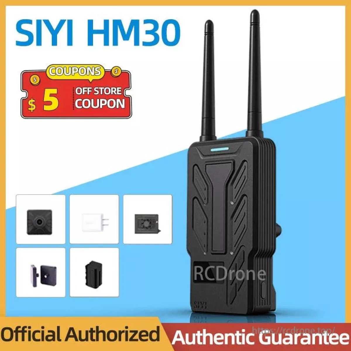 SIYI HM30 система передачи видео FPV, Full HD 1080p 60fps, дальнобойная, камера с записью R1, OSD SIYI HM30 система передачи видео FPV, Full HD 1080p 60fps, дальнобойная, камера с записью R1, OSD
