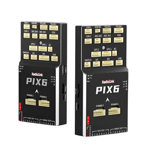 Автопилот RadioLink PIX6: открытый код, двойной гироскоп, OSD, 16 PWM, RTK GPS, ArduPilot
