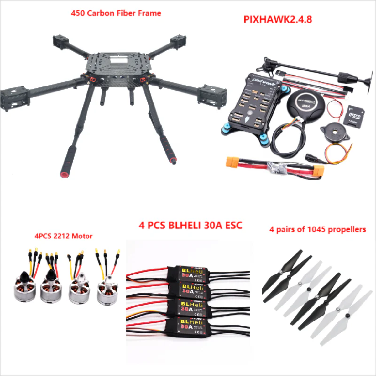 Контроллер полёта Pixhawk PX4 PIX 2.4.8 32-бит с 4G SD, PPM, I2C, автопилот для квадрокоптера Контроллер полёта Pixhawk PX4 PIX 2.4.8 32-бит с 4G SD, PPM, I2C, автопилот для квадрокоптера