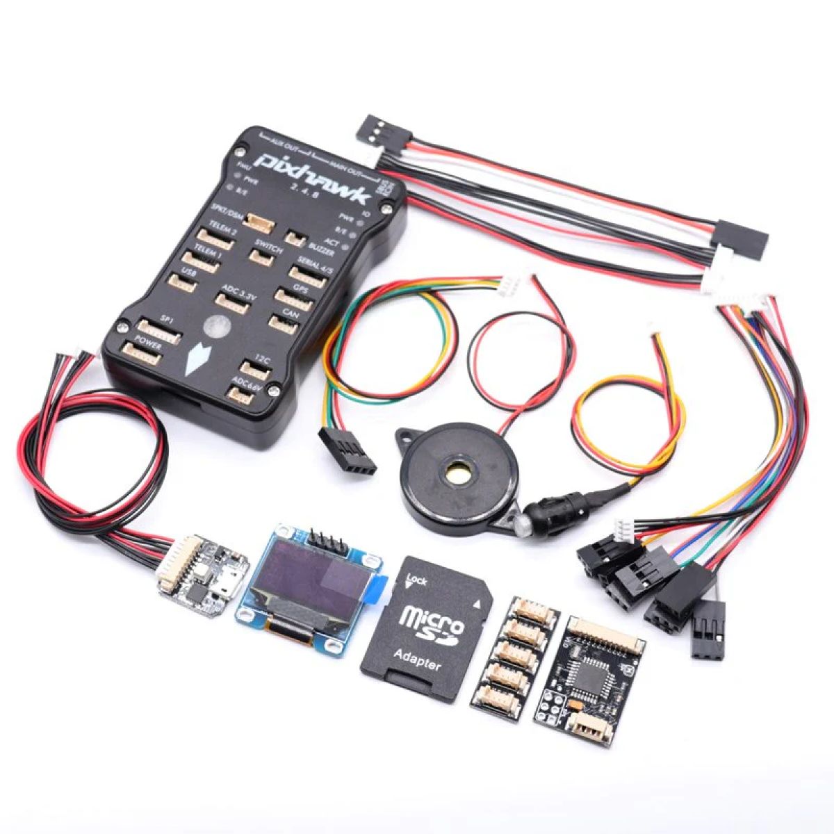 Контроллер полёта Pixhawk PX4 PIX 2.4.8 32-бит с 4G SD, PPM, I2C, автопилот для квадрокоптера Контроллер полёта Pixhawk PX4 PIX 2.4.8 32-бит с 4G SD, PPM, I2C, автопилот для квадрокоптера