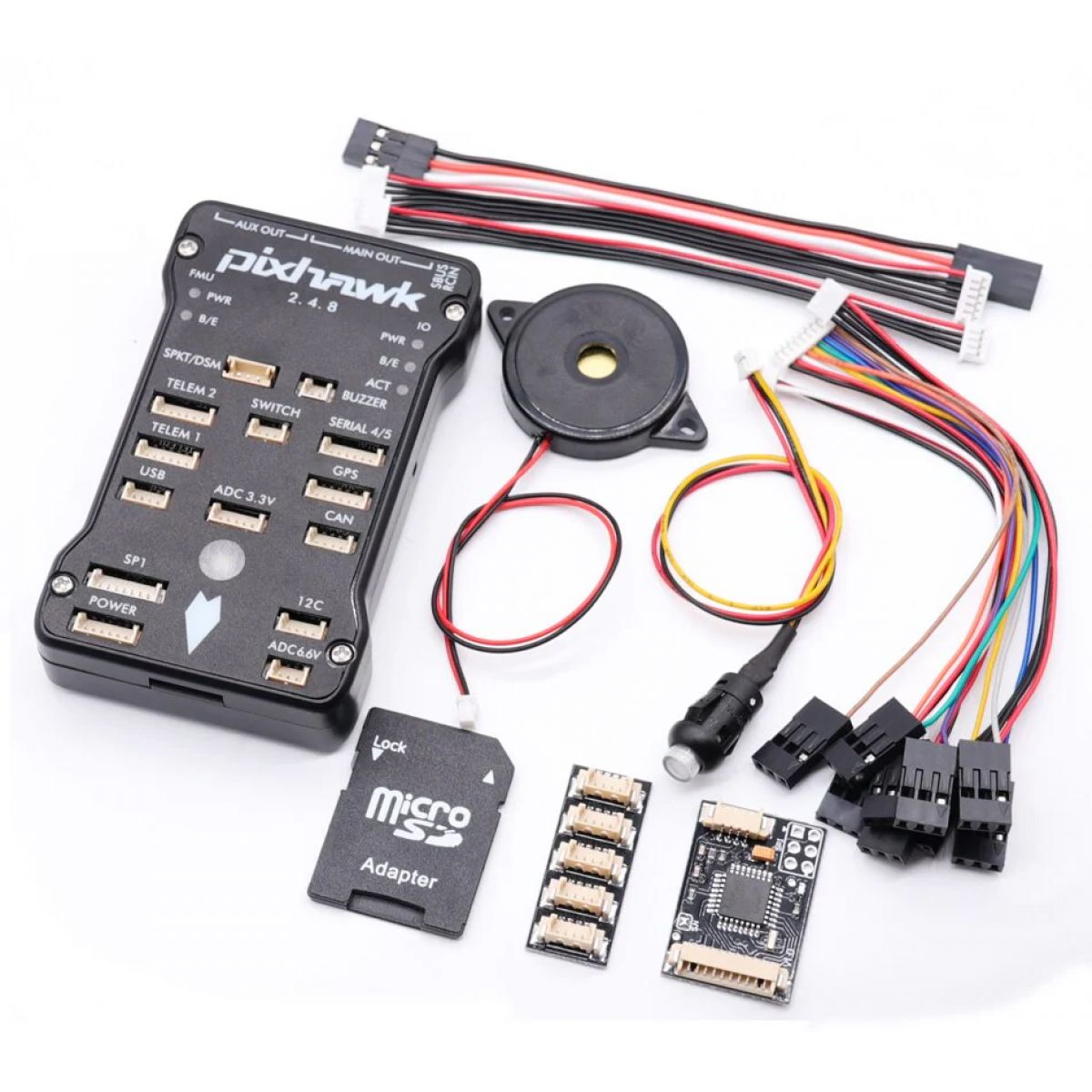 Контроллер полёта Pixhawk PX4 PIX 2.4.8 32-бит с 4G SD, PPM, I2C, автопилот для квадрокоптера Контроллер полёта Pixhawk PX4 PIX 2.4.8 32-бит с 4G SD, PPM, I2C, автопилот для квадрокоптера