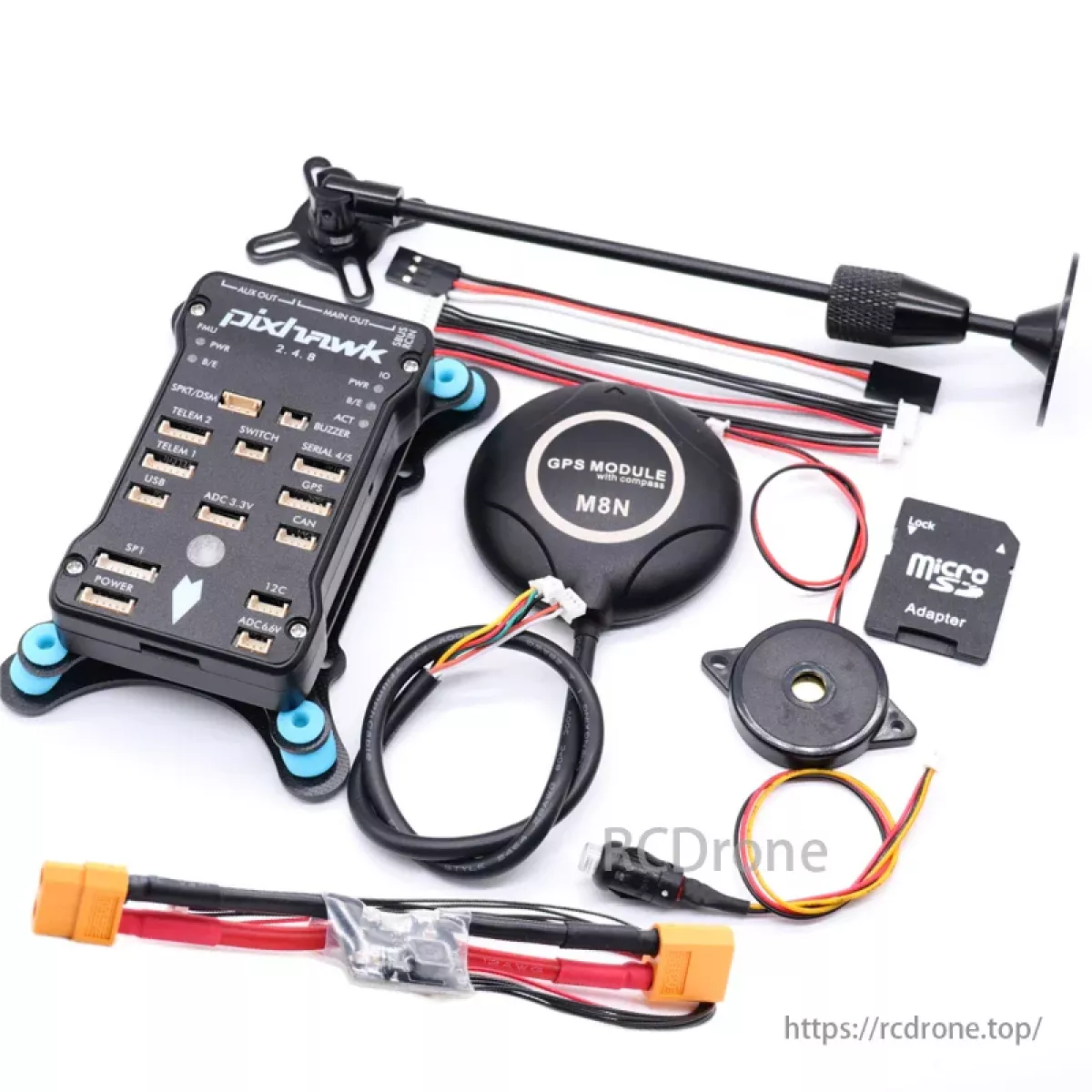 Контроллер полёта Pixhawk PX4 PIX 2.4.8 32-бит с 4G SD, PPM, I2C, автопилот для квадрокоптера Контроллер полёта Pixhawk PX4 PIX 2.4.8 32-бит с 4G SD, PPM, I2C, автопилот для квадрокоптера
