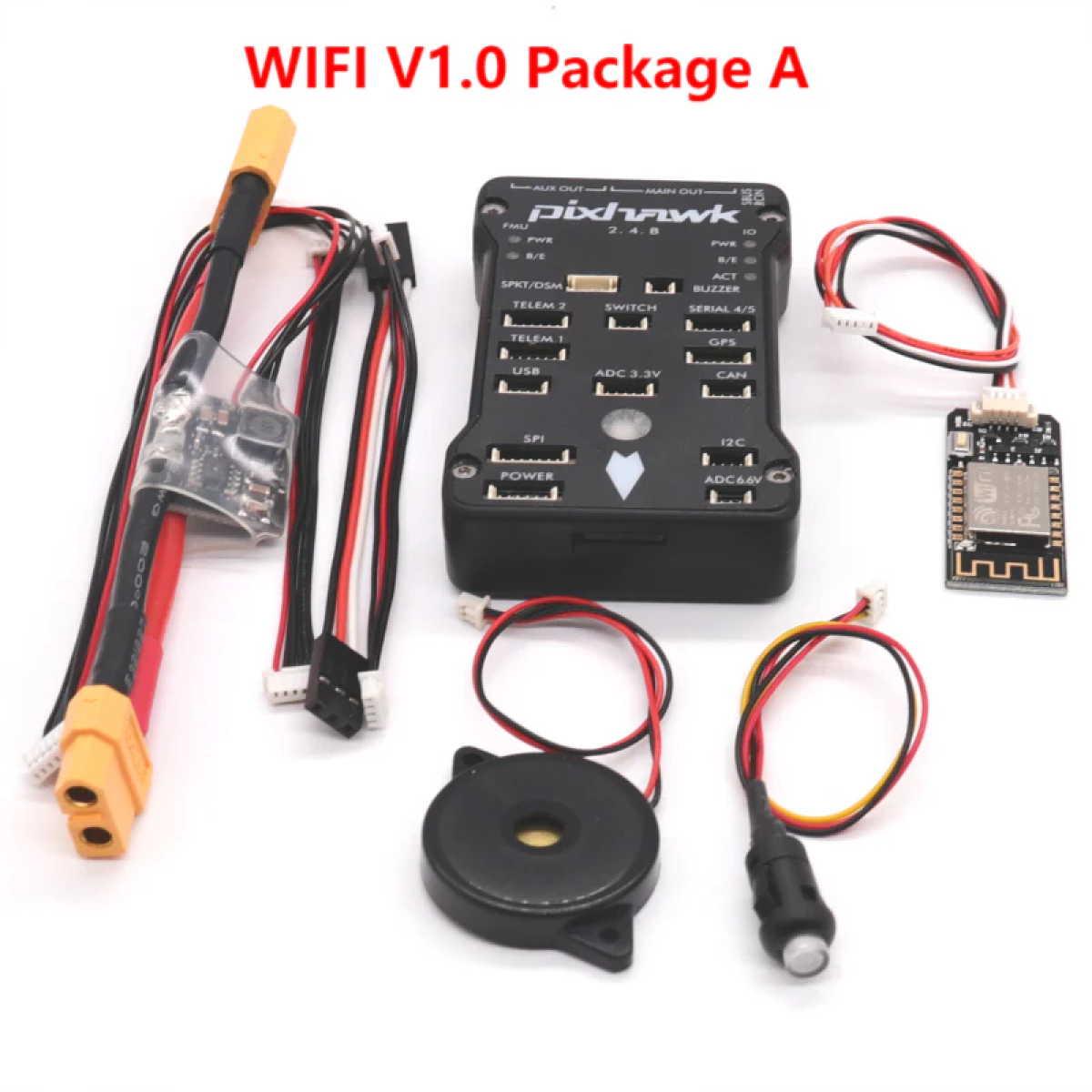 Контроллер полёта Pixhawk PX4 PIX 2.4.8 32-бит с 4G SD, PPM, I2C, автопилот для квадрокоптера Контроллер полёта Pixhawk PX4 PIX 2.4.8 32-бит с 4G SD, PPM, I2C, автопилот для квадрокоптера