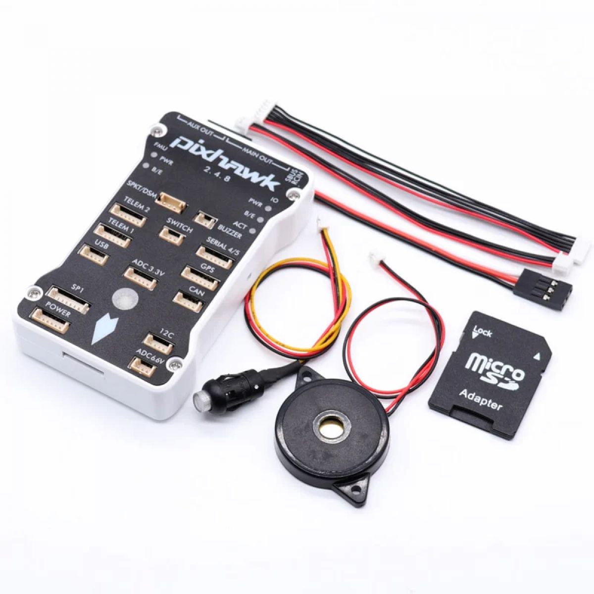 Контроллер полёта Pixhawk PX4 PIX 2.4.8 32-бит с 4G SD, PPM, I2C, автопилот для квадрокоптера Контроллер полёта Pixhawk PX4 PIX 2.4.8 32-бит с 4G SD, PPM, I2C, автопилот для квадрокоптера
