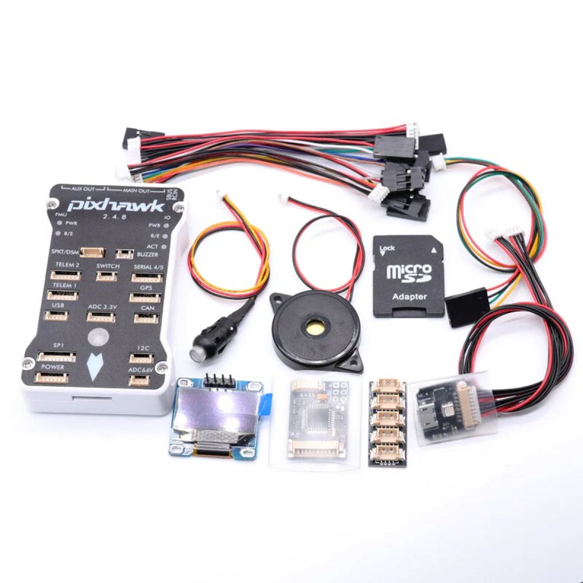 Контроллер полёта Pixhawk PX4 PIX 2.4.8 32-бит с 4G SD, PPM, I2C, автопилот для квадрокоптера Контроллер полёта Pixhawk PX4 PIX 2.4.8 32-бит с 4G SD, PPM, I2C, автопилот для квадрокоптера