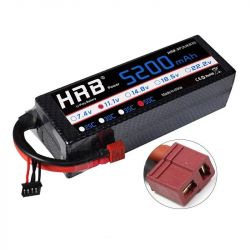 HRB 3S 11.1V LiPo аккумулятор 3000–7000mAh, T Deans/XT60, жёсткий кейс, для RC-машин