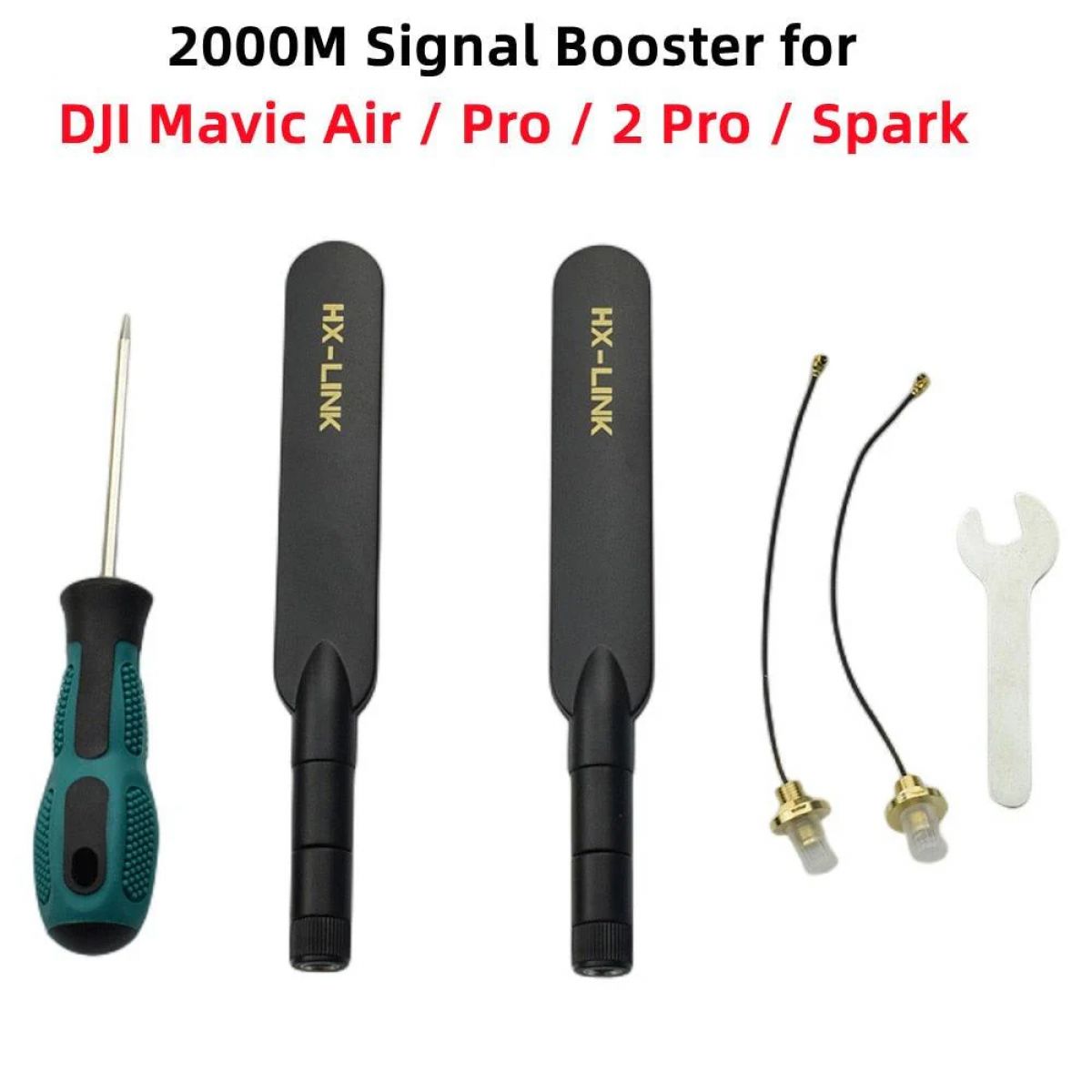 Двухдиапазонный усилитель сигнала 2000 м для дронов DJI Mavic Air/Mini/Pro/Spark, антенна 360° Двухдиапазонный усилитель сигнала 2000 м для дронов DJI Mavic Air/Mini/Pro/Spark, антенна 360°