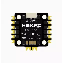 HAKRC BLS 15A 4-в-1 ESC для FPV дрона, 2–4S LiPo, 20x20мм, DShot600, BLHeli_S прошивка