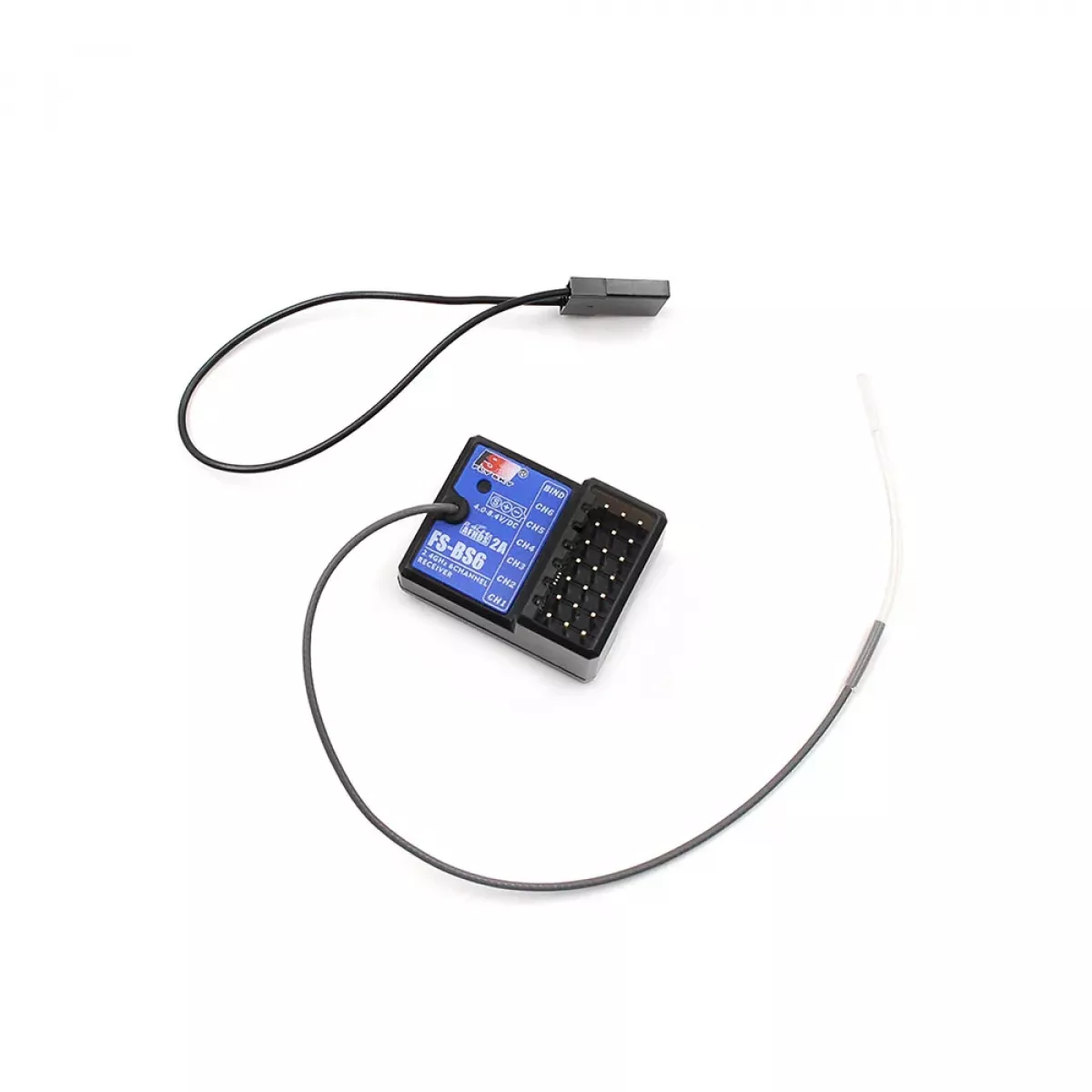 Приёмник FlySky FS-BS6 2.4ГГц 6 каналов AFHDS2 для FS-GT5, FS-IT4S, RC авто и катера Приёмник FlySky FS-BS6 2.4ГГц 6 каналов AFHDS2 для FS-GT5, FS-IT4S, RC авто и катера