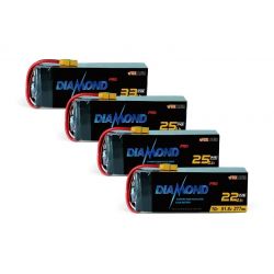 Аккумулятор Li-ion Diamond Pro 12S 44.4V 10C, 310Втч/кг, 22000–33000мАч для БПЛА