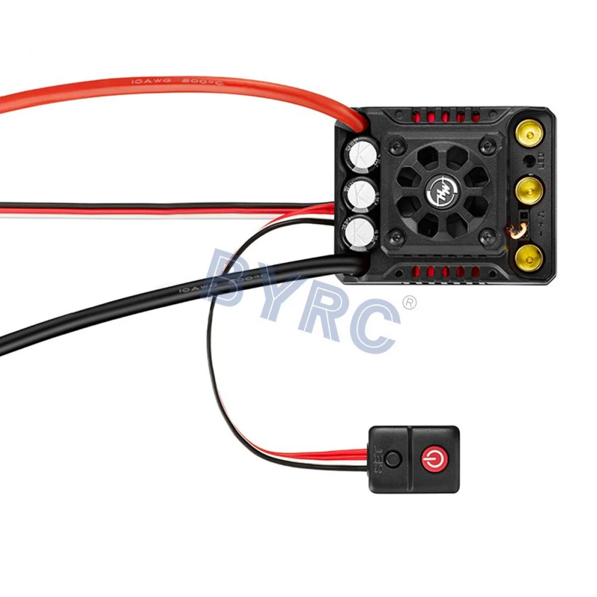 Влагозащищённый ESC HobbyWing QuicRun 8BL150 G2 150A 3-6S для монстров 1/8 и траков Влагозащищённый ESC HobbyWing QuicRun 8BL150 G2 150A 3-6S для монстров 1/8 и траков