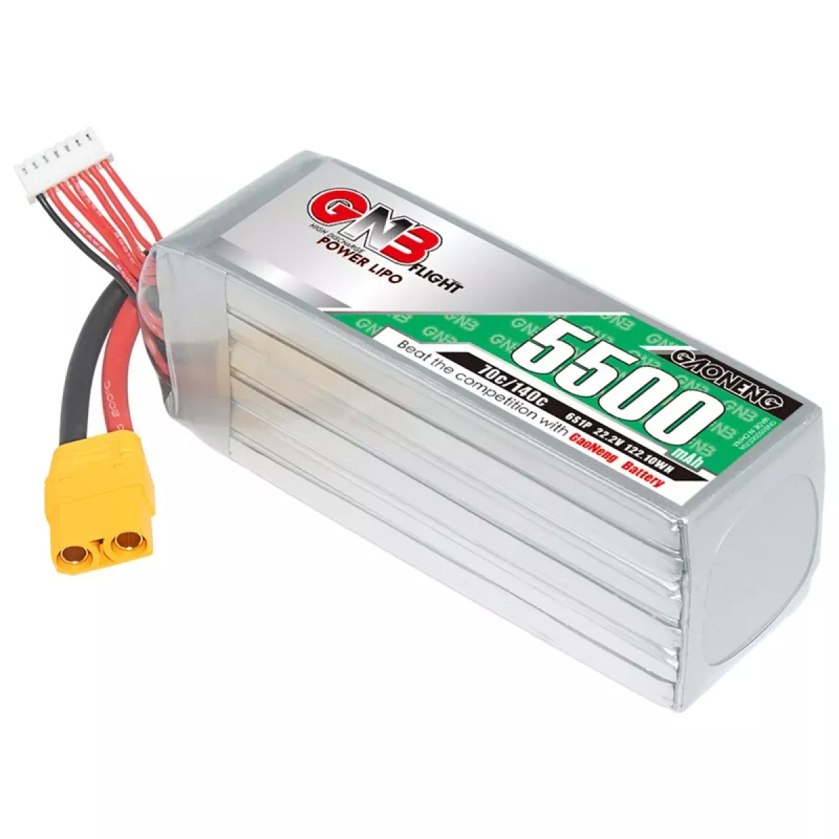 Аккумулятор GaoNeng GNB 6S 22.2V 5500mAh Lipo для FPV дрона Аккумулятор GaoNeng GNB 6S 22.2V 5500mAh Lipo для FPV дрона