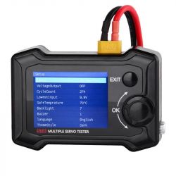 Тестер сервоприводов ToolkitRC ST8 8CH 100W 2A 7-28V PWM/PPM/SBUS с 4 независимыми каналами для дронов