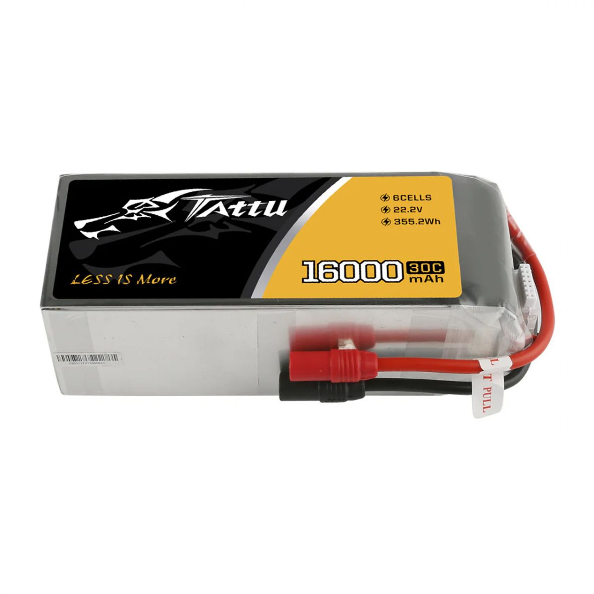 Аккумулятор Tattu 16000mAh 6S 30C 22.2V LiPo с разъёмами AS150+AS150 Plug Аккумулятор Tattu 16000mAh 6S 30C 22.2V LiPo с разъёмами AS150+AS150 Plug