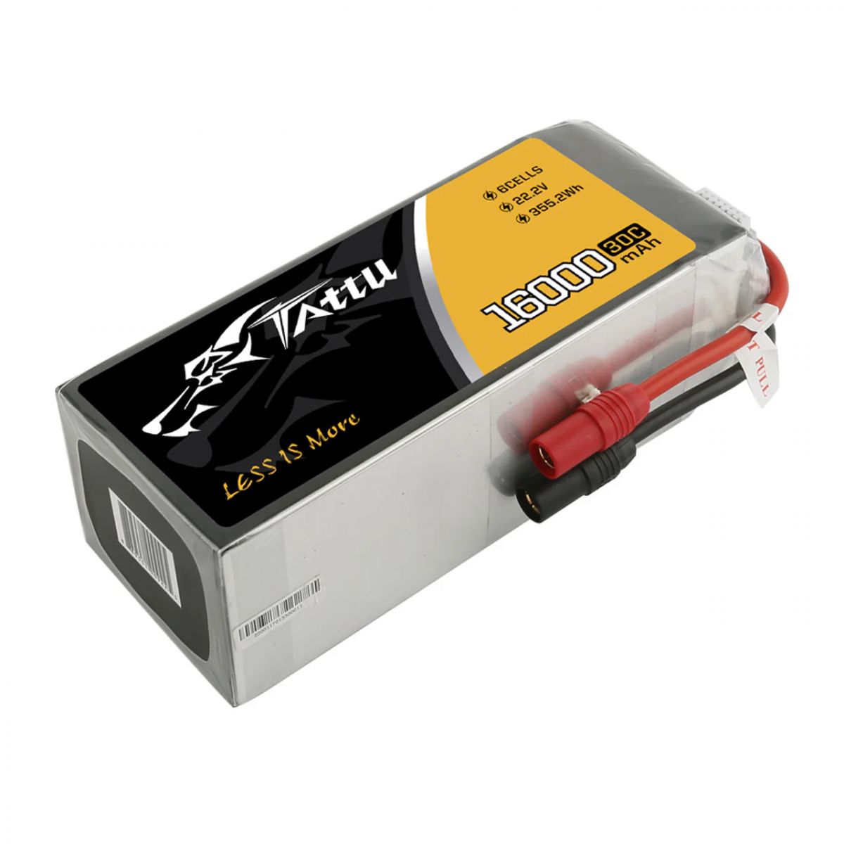 Аккумулятор Tattu 16000mAh 6S 30C 22.2V LiPo с разъёмами AS150+AS150 Plug Аккумулятор Tattu 16000mAh 6S 30C 22.2V LiPo с разъёмами AS150+AS150 Plug