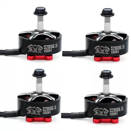 Бесколлекторный мотор Surpass Hobby BAT S2806.5 1300KV/1700KV 3-6S для FPV дронов 5-6", стальной вал