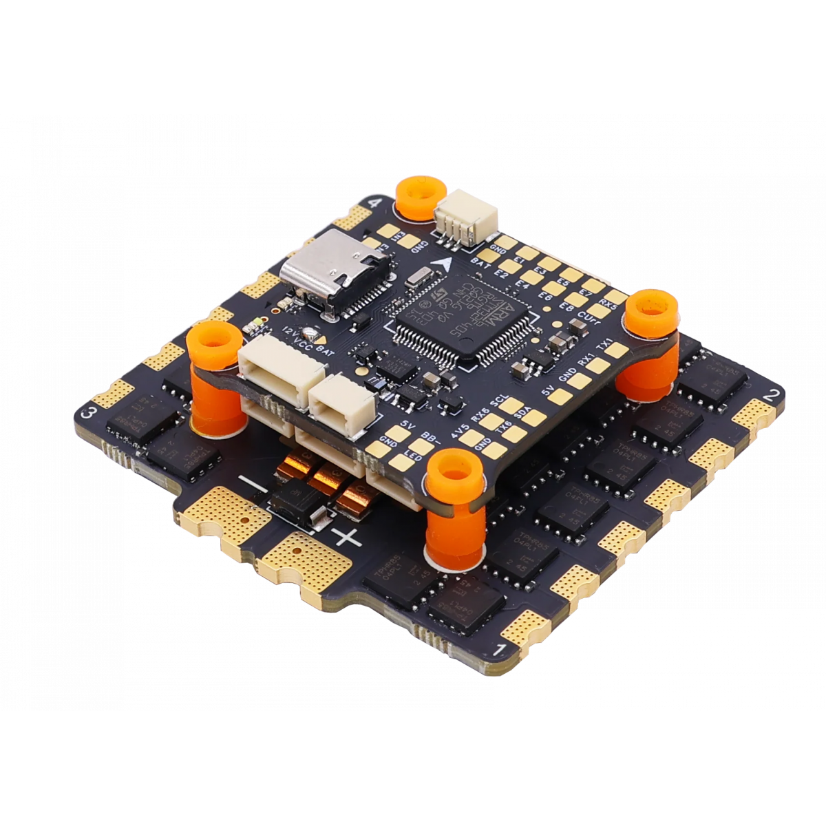 HAKRC 5139 F405 90A стек – 32Bit 4-в-1 90A ESC и полётный контроллер STM32F405, 2–8S HAKRC 5139 F405 90A стек – 32Bit 4-в-1 90A ESC и полётный контроллер STM32F405, 2–8S