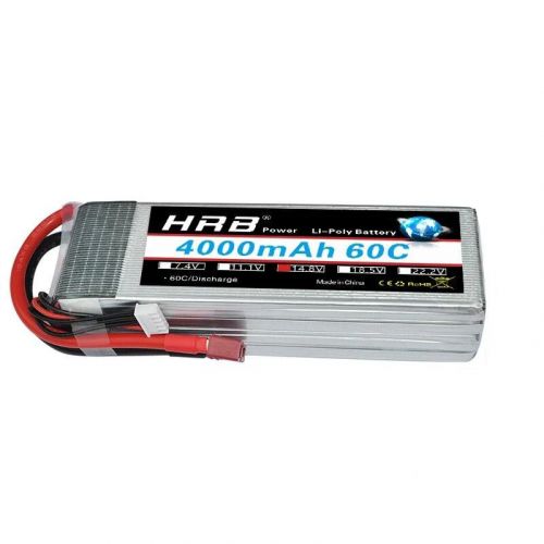 Аккумулятор HRB 14.8В 4000мАч LiPo 4S 60C XT60 T Deans XT90 EC5 для дрона, авто, лодки, FPV