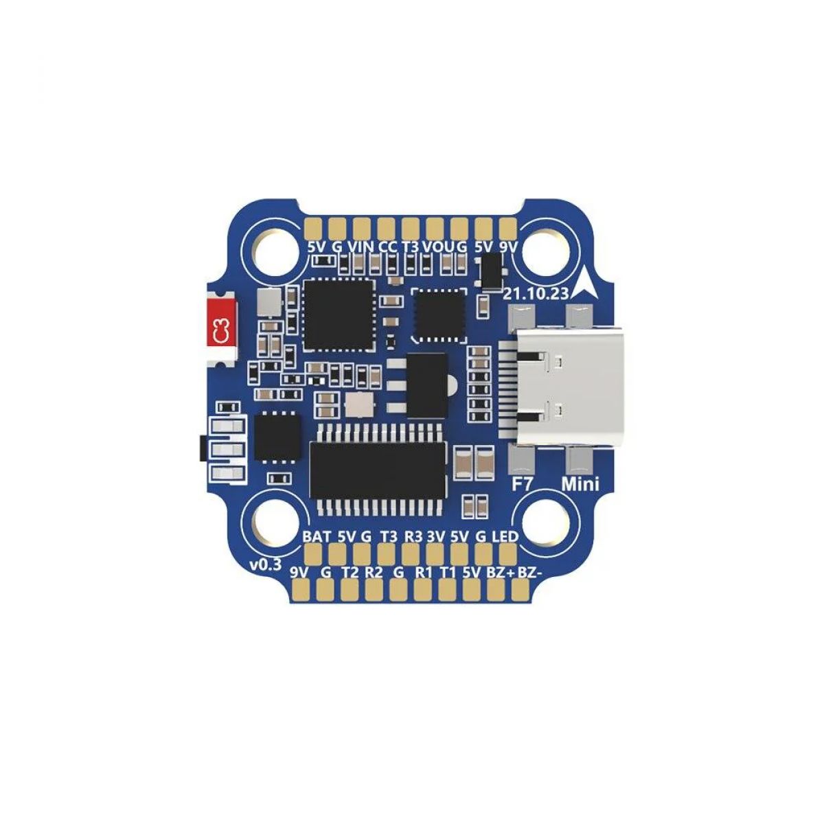 SpeedyBee F7 Mini 35A 3-6S 8-битный стек контроллер полёта SpeedyBee F7 Mini 35A 3-6S 8-битный стек контроллер полёта