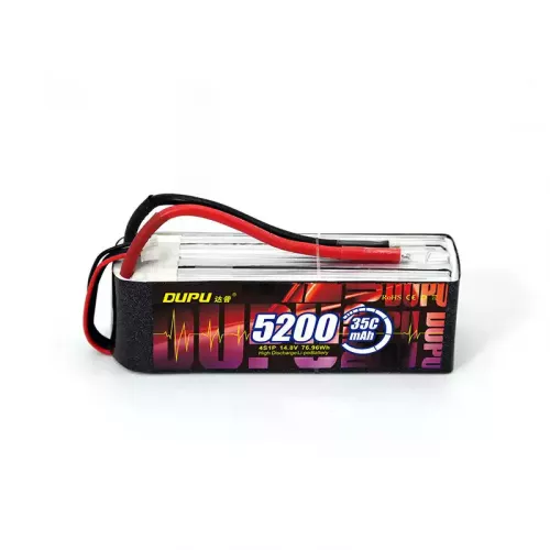 DUPU 3S/4S/5S/6S 5200mAh 35C/60C/70C/80C LiPo аккумулятор для дрона, самолёта, вертолёта RC