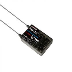 Приёмник RadioLink R8FGH 8CH с гироскопом, телеметрией, 3–12В, IPX4, SBUS+PWM, двойная антенна