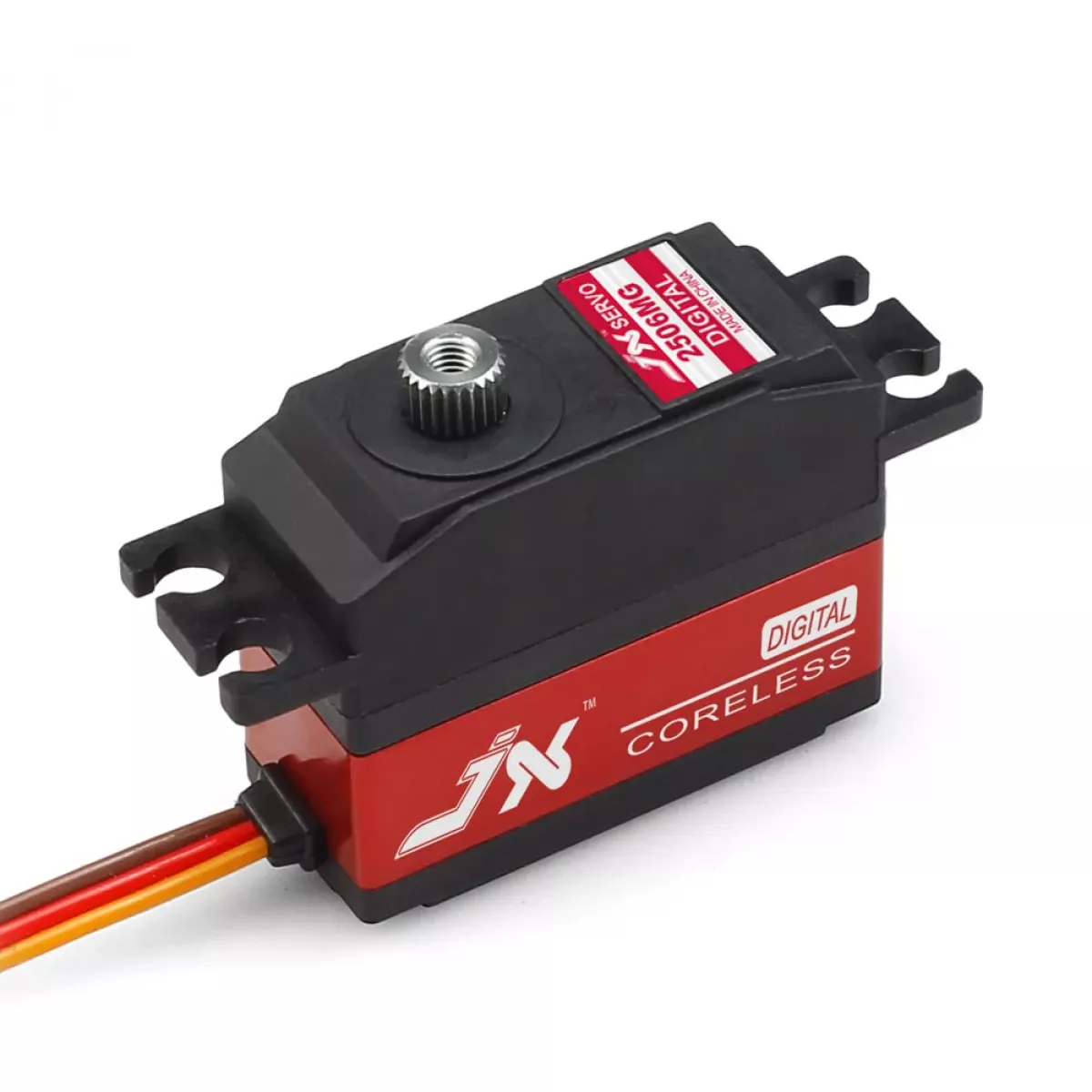 Серво JX PDI-2506MG 4.8В/5.3КГ 6В/6.6КГ 25г, металлические шестерни, для RC 450/500 вертолётов и самолётов Серво JX PDI-2506MG 4.8В/5.3КГ 6В/6.6КГ 25г, металлические шестерни, для RC 450/500 вертолётов и самолётов