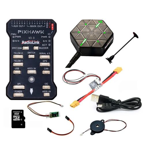 Контроллер полёта Radiolink Pixhawk 2.4.8 APM 32Bit с GPS M8N SE100 для квадрокоптера/мультикоптера