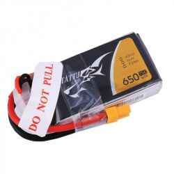 Аккумулятор Ace Tattu LiPo 650mAh 3S/4S 75C 11.1В/14.8В XT30 для FPV дрона 150 размера