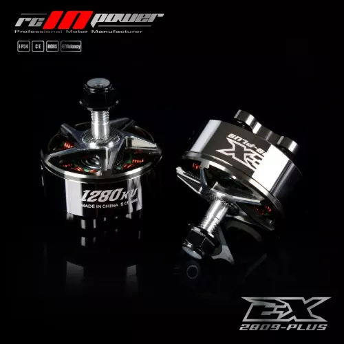 Бесколлекторный мотор RCinpower EX2809 Plus 1280KV 4-6S для FPV фристайл и дальних дронов