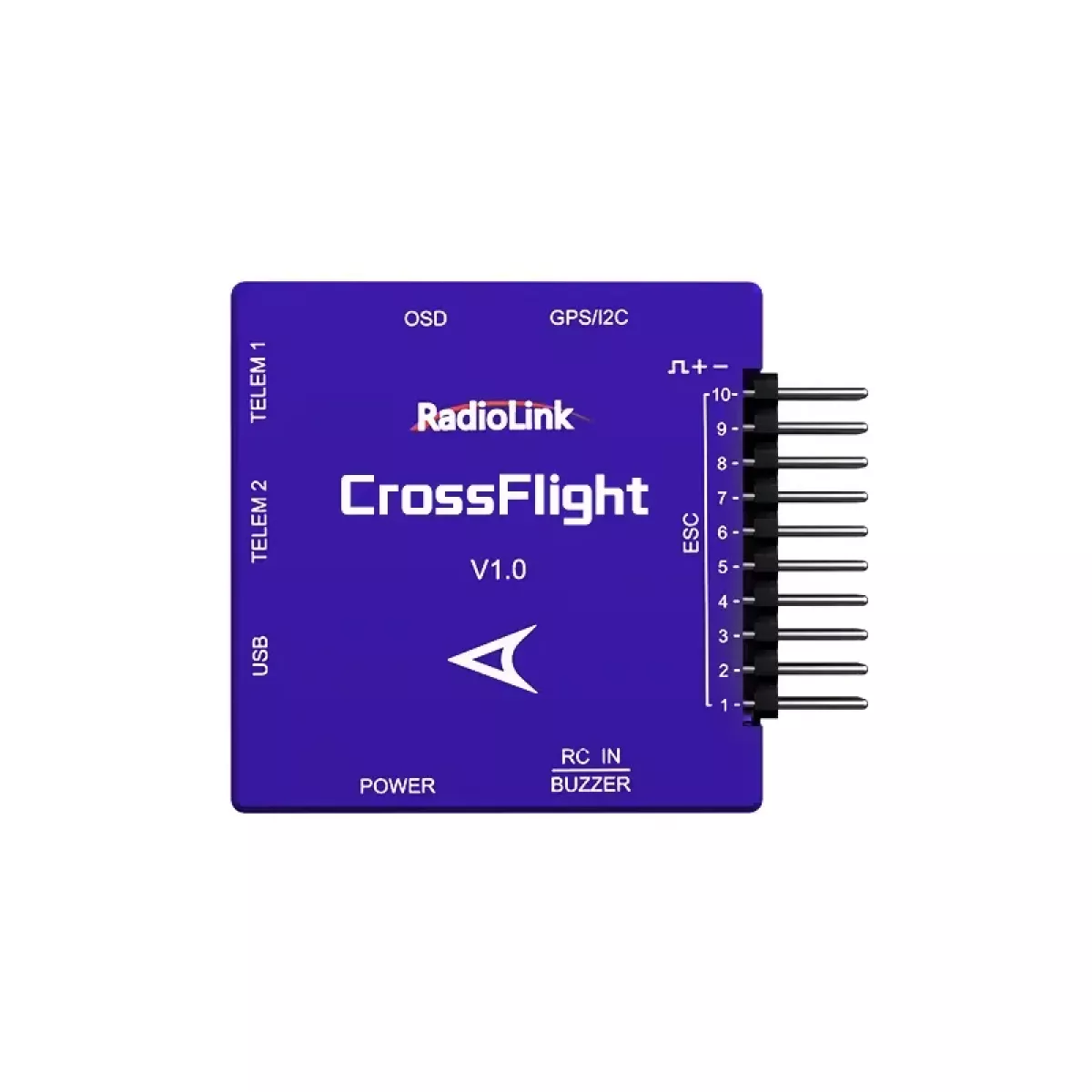 Контроллер полёта RadioLink CrossFlight, 10 PWM, OSD, для мультикоптеров, самолётов, авто и лодок Контроллер полёта RadioLink CrossFlight, 10 PWM, OSD, для мультикоптеров, самолётов, авто и лодок