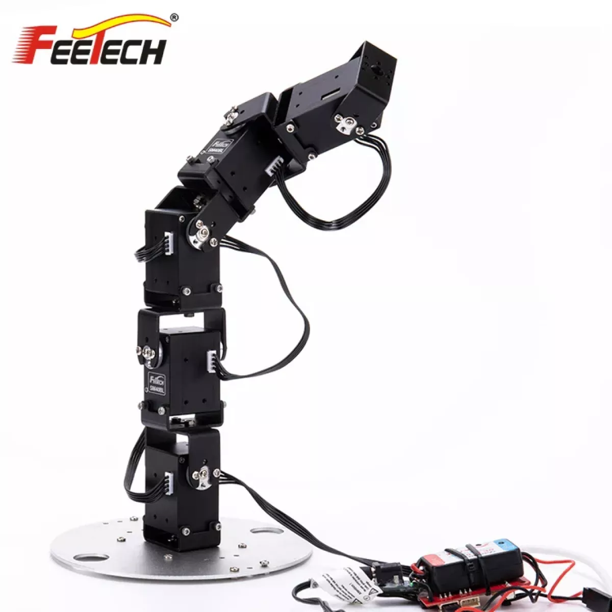 Feetech SM40BL — 12В 40кг BUS-серво для автоматизации мобильных складских роботов и AGV Feetech SM40BL — 12В 40кг BUS-серво для автоматизации мобильных складских роботов и AGV