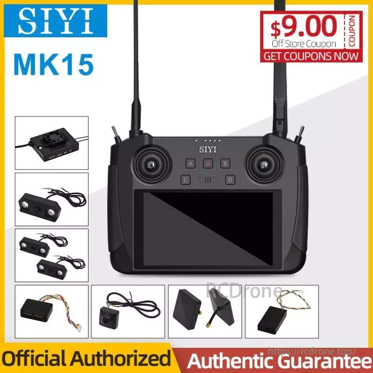 SIYI MK15 Mini HD умный ручной пульт 15KM 1080P низкая задержка радиосистема передатчик FPV агро SIYI MK15 Mini HD умный ручной пульт 15KM 1080P низкая задержка радиосистема передатчик FPV агро