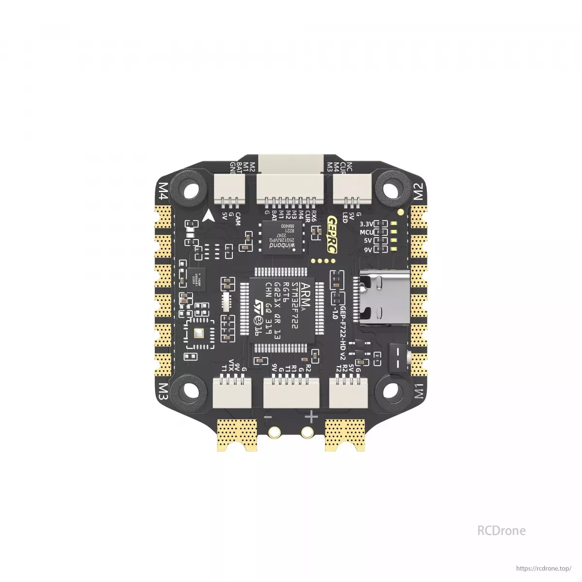 Стек GEPRC TAKER F722 BLS 65A V2: F722 FC + 65A 8S 4в1 ESC для DJI Air Unit и 3-8S FPV дронов Стек GEPRC TAKER F722 BLS 65A V2: F722 FC + 65A 8S 4в1 ESC для DJI Air Unit и 3-8S FPV дронов
