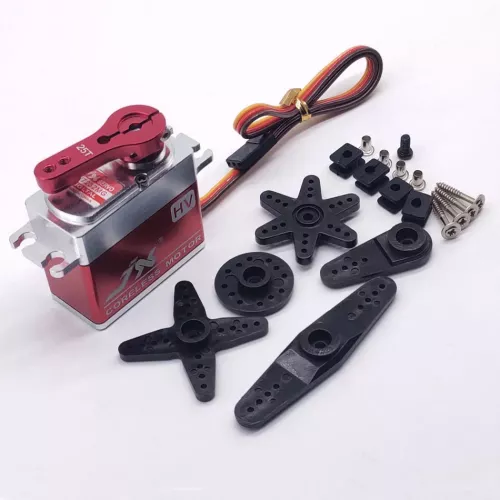 JX Servo HV7232MG — цифровой высокоскоростной сервопривод 32кг, водонепроницаемый, металл, CORELESS