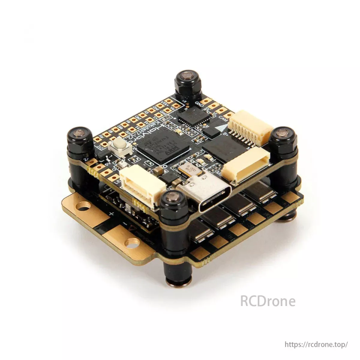 Стек Holybro Kakute H7 v1.5 с Tekko32 F4 4в1 50A/65A ESC, поддержка DJI HD, AM32, 8S Стек Holybro Kakute H7 v1.5 с Tekko32 F4 4в1 50A/65A ESC, поддержка DJI HD, AM32, 8S