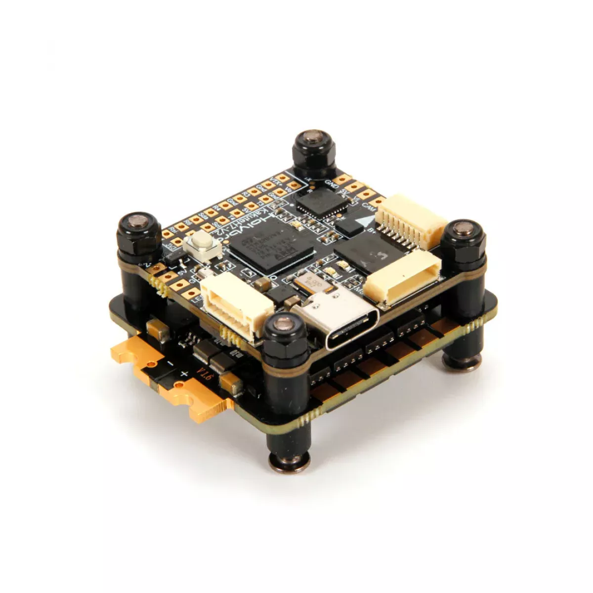 Стек Holybro Kakute H7 v1.5 с Tekko32 F4 4в1 50A/65A ESC, поддержка DJI HD, AM32, 8S Стек Holybro Kakute H7 v1.5 с Tekko32 F4 4в1 50A/65A ESC, поддержка DJI HD, AM32, 8S
