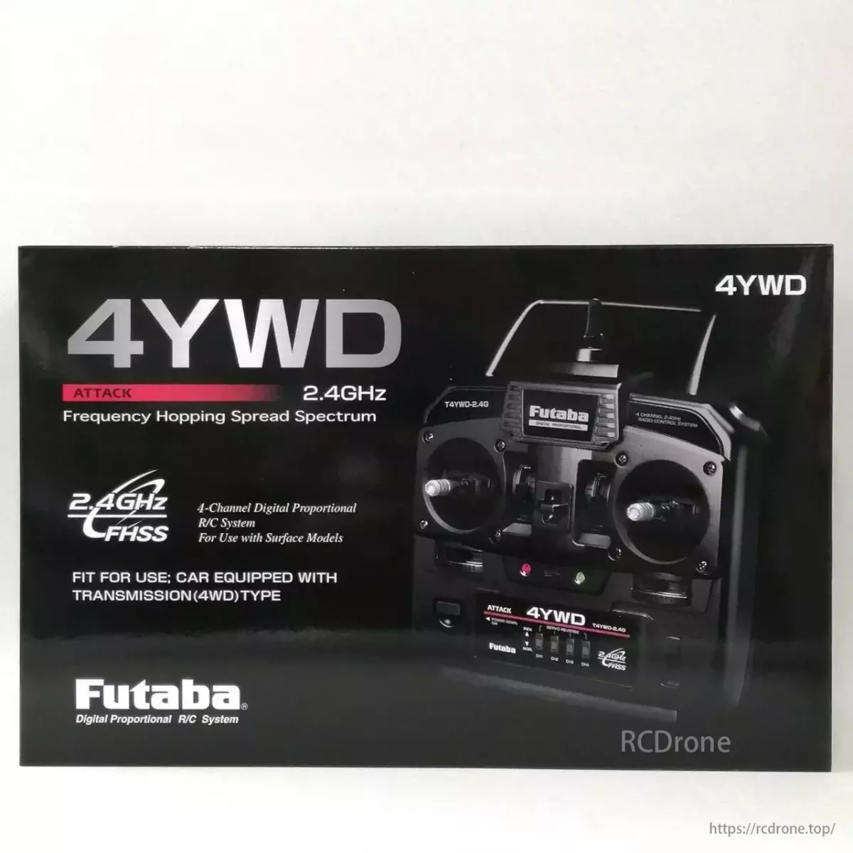 Передатчик Futaba Attack 4YWD — 4-канальная 2.4ГГц радиосистема с приёмником Передатчик Futaba Attack 4YWD — 4-канальная 2.4ГГц радиосистема с приёмником