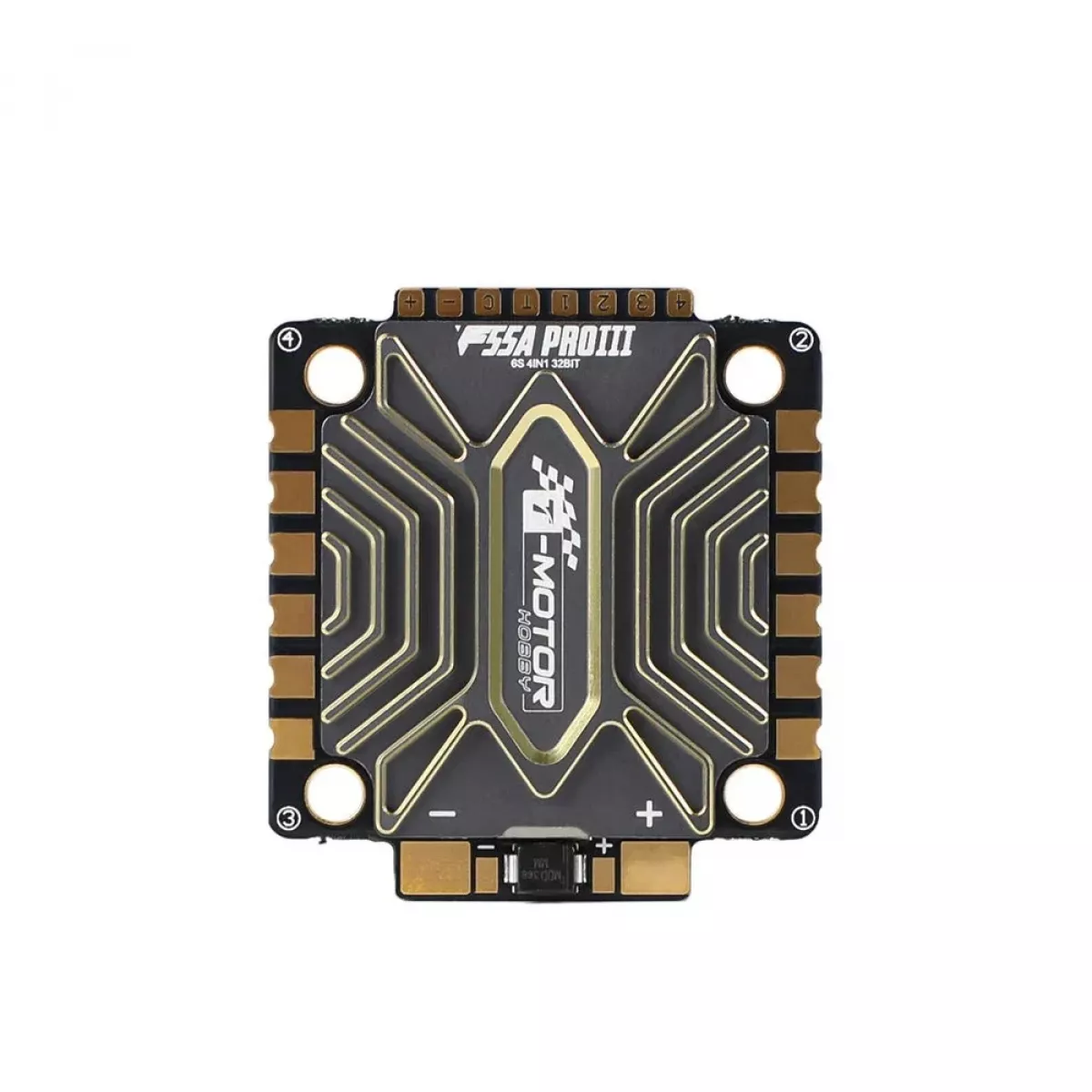 T-MOTOR F55A PROIII 4-в-1 ESC на STM32G071 с поддержкой широкого диапазона PWM T-MOTOR F55A PROIII 4-в-1 ESC на STM32G071 с поддержкой широкого диапазона PWM