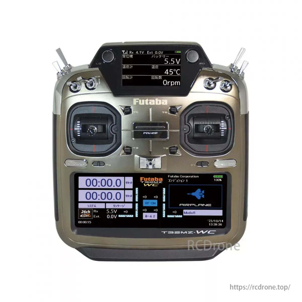 Передатчик Futaba T32MZ WC 26CH с приёмником R7308SB | FASSTest 2.4GHz, двойной дисплей, GPS Передатчик Futaba T32MZ WC 26CH с приёмником R7308SB | FASSTest 2.4GHz, двойной дисплей, GPS
