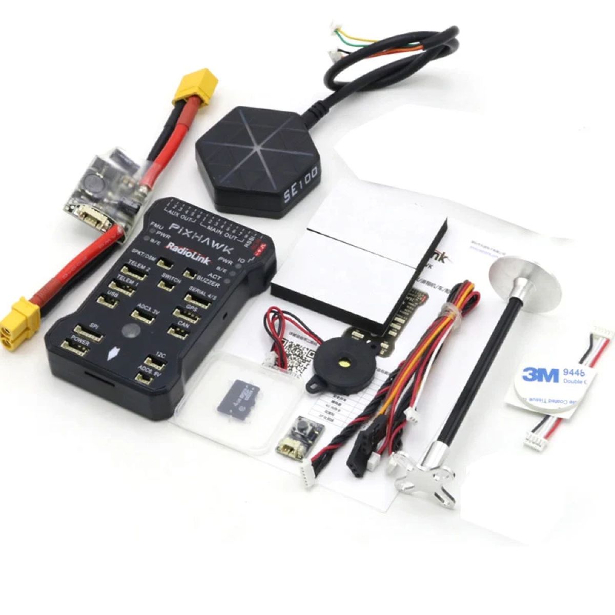 Контроллер полёта Radiolink Pixhawk PIX APM 32 бит с GPS M8N SE100 для квадрокоптера/мультикоптера Контроллер полёта Radiolink Pixhawk PIX APM 32 бит с GPS M8N SE100 для квадрокоптера/мультикоптера