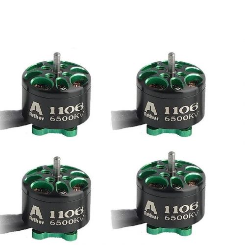 Бесколлекторный мотор Flash Hobby Arthur 1106 6500KV для FPV дрона 2S 3S Racing