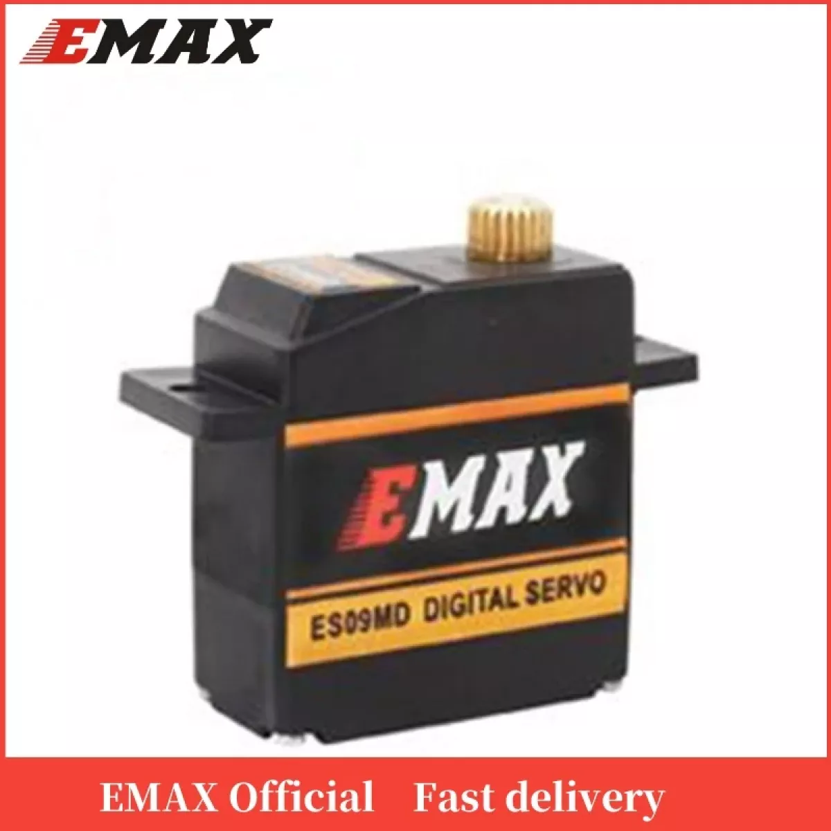 Сервопривод EMAX ES09MD (двойной подшипник) для флайбарлесс вертолётов 450 и FPV дронов Сервопривод EMAX ES09MD (двойной подшипник) для флайбарлесс вертолётов 450 и FPV дронов