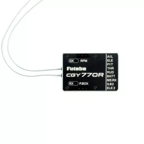 Гироскоп Futaba CGY770R для 3D/F3C вертолётов с регулятором, приёмником и S.Bus2 телеметрией