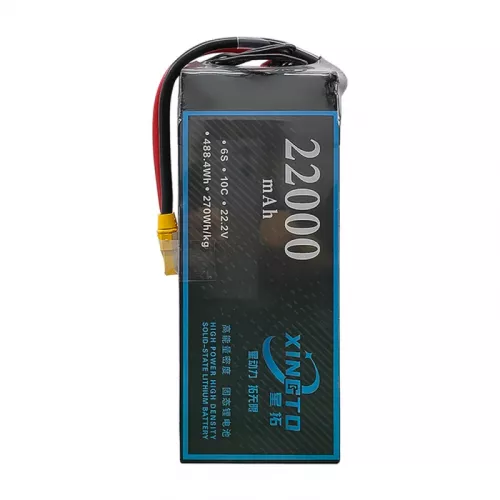 XINGTO 22.2В 6S 22000мАч 10C LiPo — полутвёрдый литиевый аккумулятор высокой плотности для дрона UAV