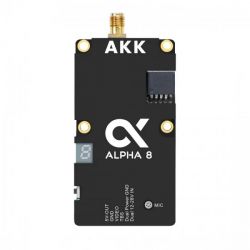 АКК Alpha 8 8Вт VTX — 5.8ГГц, 80 каналов, регулируемая мощность 8/5/3/1Вт, FPV видеопередатчик