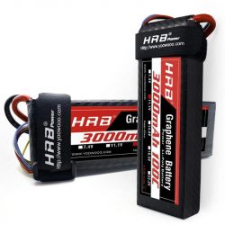 HRB Графеновый LiPo аккумулятор 2S-6S 7.4-22.2В 3000mAh 100C XT90 XT60 Deans T EC5 для RC моделей